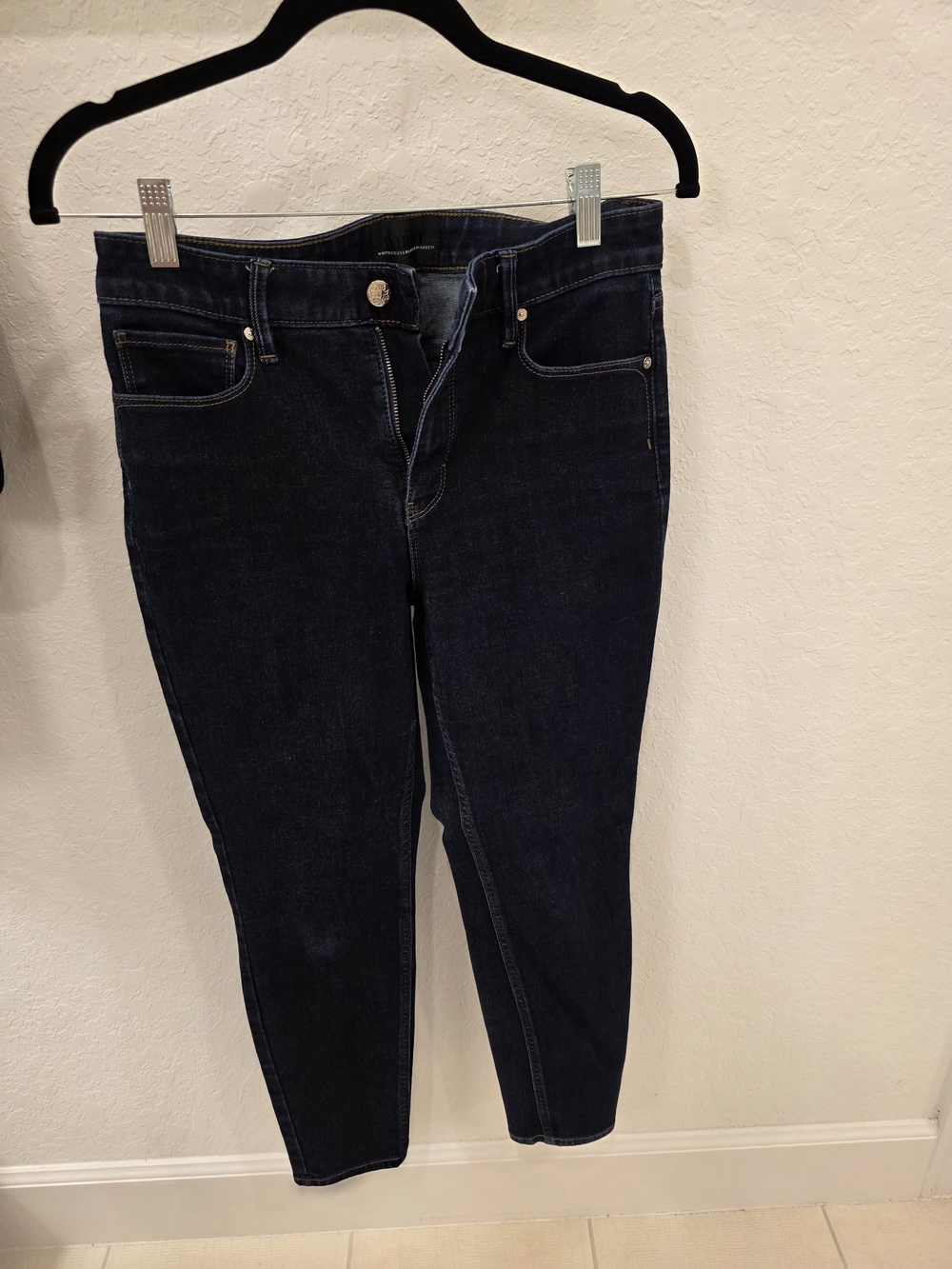 White House Black Market Dark Indigo Skinny Jeans